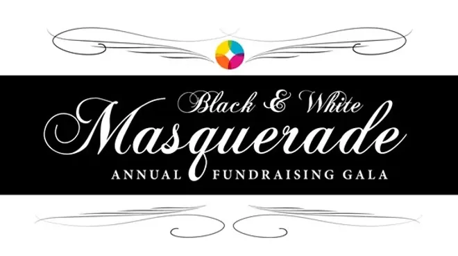 Image: Black & White Masquerade Gala