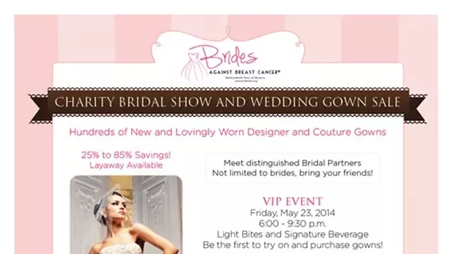 Image: Brides Against Breast Cancer Charity Gown Sale & Expo (General Admission)