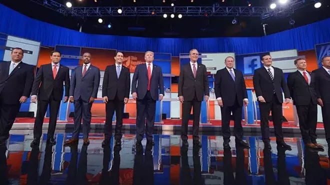 Image: The Second GOP Prime-Time debate with Charlotte Drinking Liberally