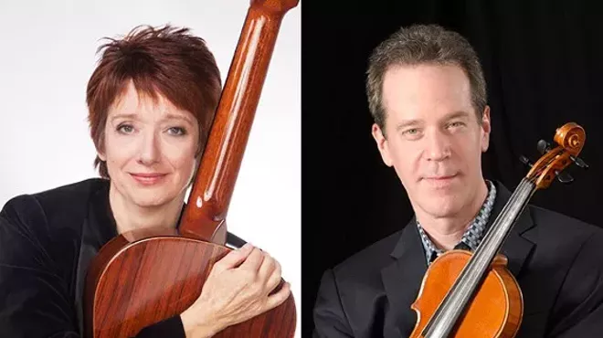 Image: Arts at the Abbey: Jamie Laval, violin & Amy Brucksch, guitar