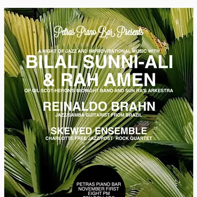 Image: Bilal Sunni-Ali w/ Rah Amen, Skewed Ensemble and Reinaldo Brahn