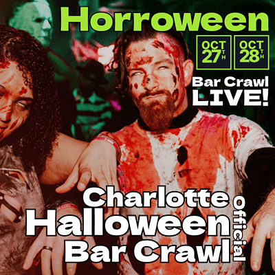 Image: 2023 Official Halloween Bar Crawl Charlotte's Biggest Bar Event 2 Dates