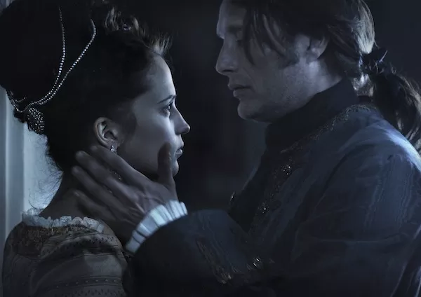 Alicia Vikander and Mads Mikkelsen in A Royal Affair (Magnolia Pictures)