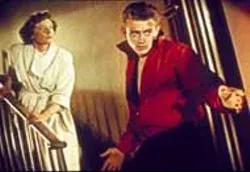 WARNER BROS - Ann Doran and James Dean in Rebel Without a - Cause