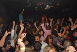 JEAUMANE MCINTOSH - Bar Charlotte dancers raise the roof off the sucka at last year's NYE party.
