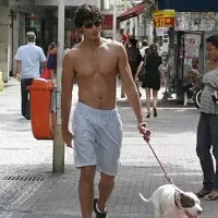 'I was talking to the dog'