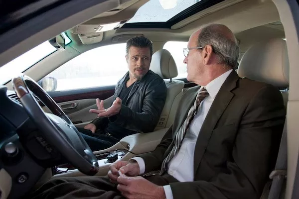Brad Pitt and Richard Jenkins in Killing Them Softly (Photo: The Weinstein Co.)