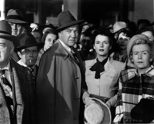 Broderick Crawford and Mercedes McCambridge in All the King's Men (Photo: Twilight Time)