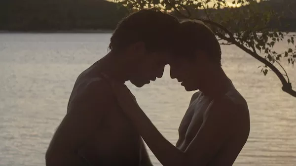 Christophe Paou and Pierre Deladonchamps in Stranger By the Lake (Photo: Strand Releasing)