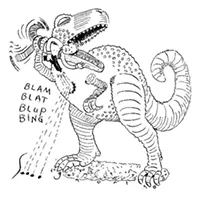 Could I take down a <i>T. rex</i> with my Beretta 9mm pistol?