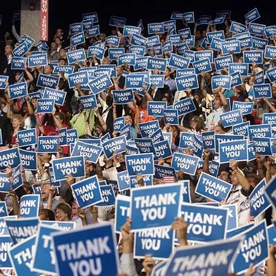 DNC in photos: Slut pins, Barack Obama, more