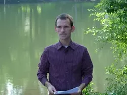 David Merryman, our Catawba Riverkeeper, at Mountain Island Lake in June 2010