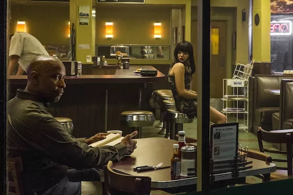 Denzel Washington and Chlo&euml; Grace Moretz in The Equalizer (Photo: Columbia)
