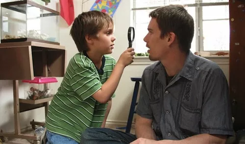 Ellar Coltrane and Ethan Hawke in Boyhood (Photo: IFC Films)