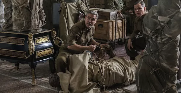 George Clooney and Matt Damon in The Monuments Men (Photo: Sony)