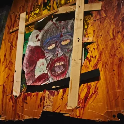 Ghoulish exhibit opening, 10/11/14