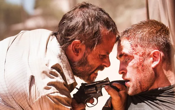 Guy Pearce and Robert Pattinson in The Rover (Photo: A24 Films)