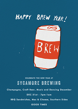 Happy Brew Year - The Sycamore NYE Celebration