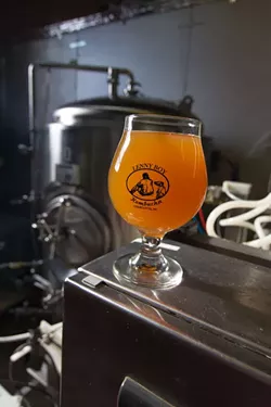 MERT JONES - Holy Moly is just one of six wild ales found at Lenny Boy's taproom.