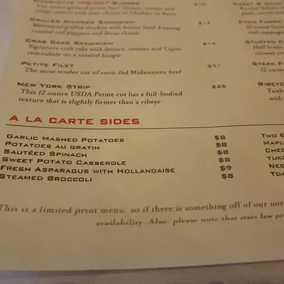 Ruth's Chris, 3/31/11