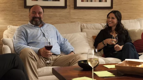 James Gandolfini and Julia Louis-Dreyfus in Enough Said. (Photo: Fox Searchlight)