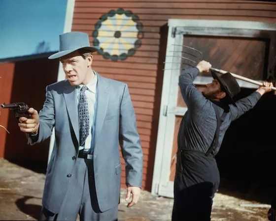 Lee Marvin and Ernest Borgnine in Violent Saturday (Photo: Twilight Time)