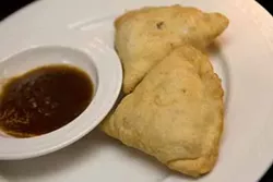 CATALINA KULCZAR-MARIN - MELT IN YOUR MOUTH: The samosa appetizer at Soma Grill Indian Bistro