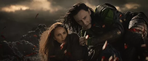 Natalie Portman and Tom Hiddleston. (Photo: Disney &amp; Marvel)