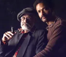 MICHAEL O'CONNOR / SONY PICTURES CLASSICS - PEEBLES AND BAM-BAM Mario Van Peebles poses - with his dad Melvin Van Peebles, whose violent - Sweet Sweetback's Baadasssss Song led to - an indie uprising