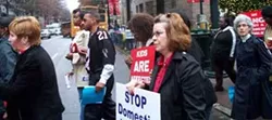 CHERIS HODGES - POUNDING THE PAVEMENT: Anti-violence advocates march again for domestic abuse victims