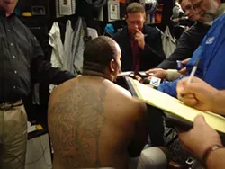 JARED NEUMARK- - Q.C. INK: In the locker room, you can see all your favorite players' hidden tats.