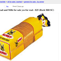 Rock Hill resident sells bread and milk through Charlotte Craigslist ad in advance of snow