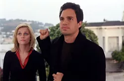 DREAMWORKS - RUFFALO SOLDIERS ON Opportunity keeps knocking for the dedicated Mark Ruffalo, seen here with Reese Witherspoon in Just Like Heaven