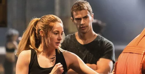Shailene Woodley and Theo James in Divergent (Photo: Summit)