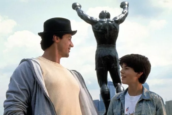 Sylvester Stallone and Sage Stallone in Rocky V (Photo: MGM &amp; Fox)