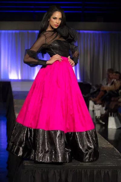 The second annual Mode Noir fashion event takes place March 2 at Packard Place. - G BURKE IMAGES