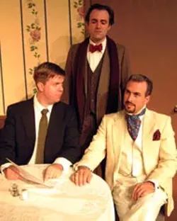 THE UNDERPANTS Aaron Moore, Glenn Hutchinson - and Victor Sayegh in BareBones  production