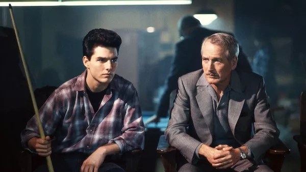 Tom Cruise and Paul Newman in The Color of Money (Photo: Disney)