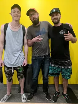 [From left] DJ Complete, Ryan Pitkin and A. Styles.