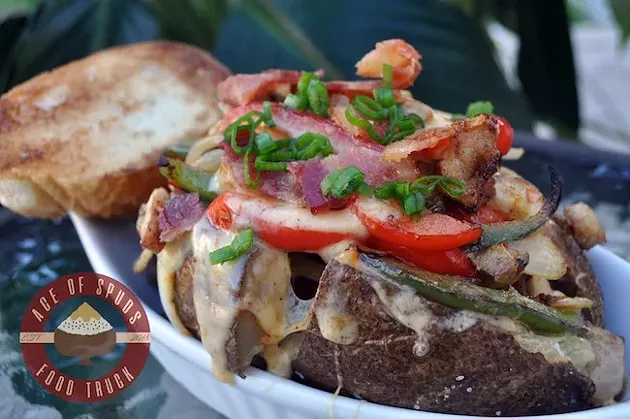 The chicken gouda potato at Ace of Spuds (Photo courtesy of Ace of Spuds)