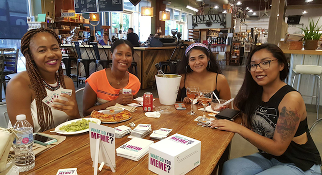 Grub and a card came at Potions & Pixels (Photo courtesy of Michael Zytkow)