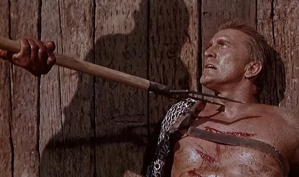 Kirk Douglas in Spartacus (Photo: Universal)