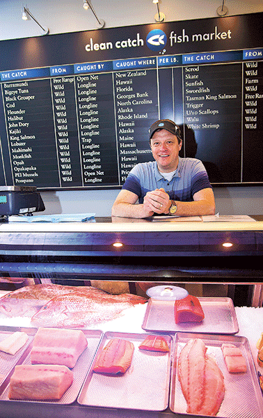 Clean Catch Fish Market owner Bill Ryan.