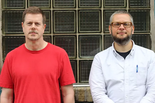 Vandermark (left) and Wooley.