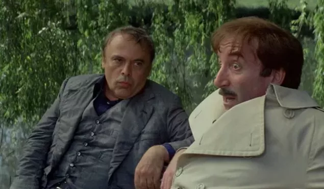Herbert Lom and Peter Sellers in The Pink Panther Strikes Again (Photo: Shout! Factory & MGM)