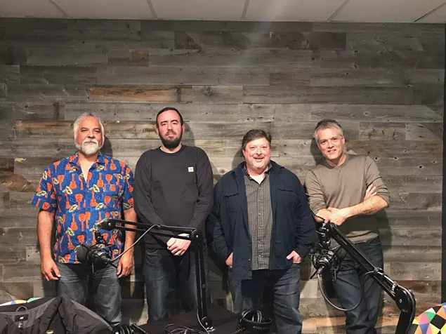 [From left] Louis Beeler, Ryan Pitkin, John Tosco and Mark Kemp.