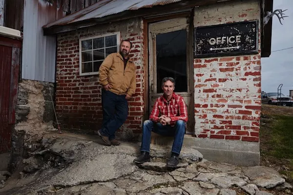 Frank Fritz (left) and Mike Wolfe want to sift through your junk.