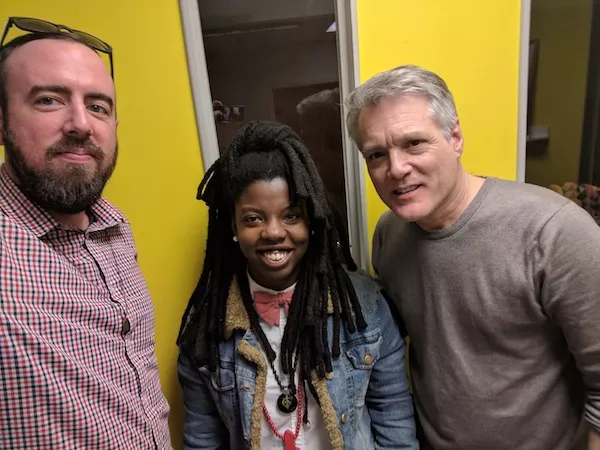 [From left] Ryan Pitkin, LaLa Specific and Mark Kemp.