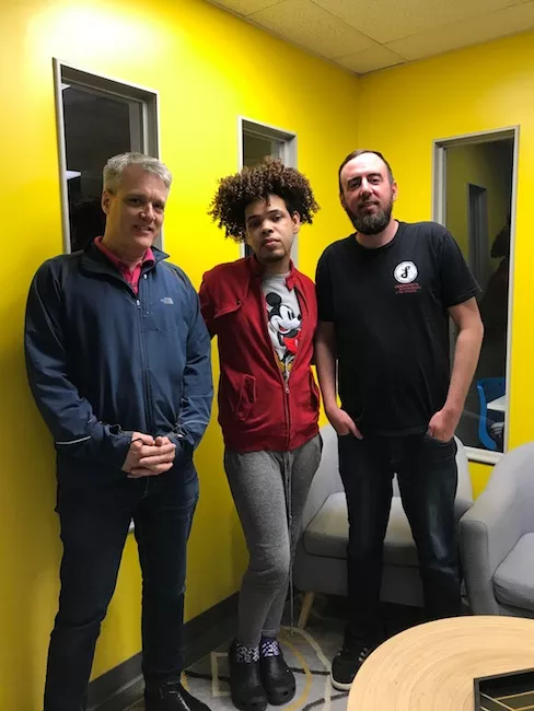 [From left] Mark Kemp, Kevin "Mercury" Carter and Ryan Pitkin.
