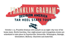 Franklin Graham Tar Heel State Tour (Oct 1-13)